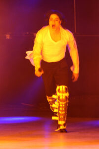 Michael Jackson performs (Photo by KMazur/WireImage)